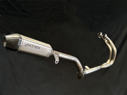 Vandemon Full Titanium Exhaust System Yamaha Tenere 700 Adventure 2019-2025