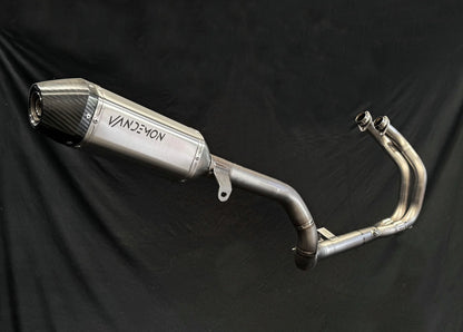 Vandemon Full Titanium Exhaust System Yamaha Tenere 700 Adventure 2019-2024