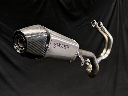 Vandemon Full Titanium Exhaust System Yamaha Tenere 700 Adventure 2019-2025