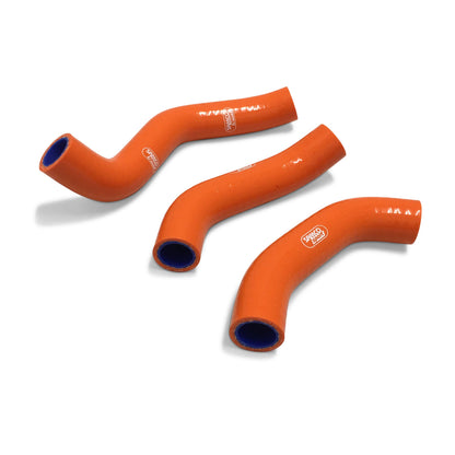 Samco Radiator Hose 3 Piece Kit KTM 450/500 EXC-F/Six Days Thermostat Bypass 2017-2019 - Adventure Parts