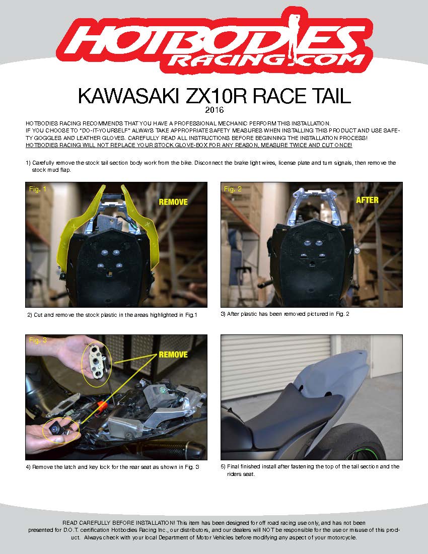 Hotbodies Racing Race Bodywork Fairings Kawasaki Ninja ZX-10R/RR 2021-2024 - Primer Gray - Adventure Parts