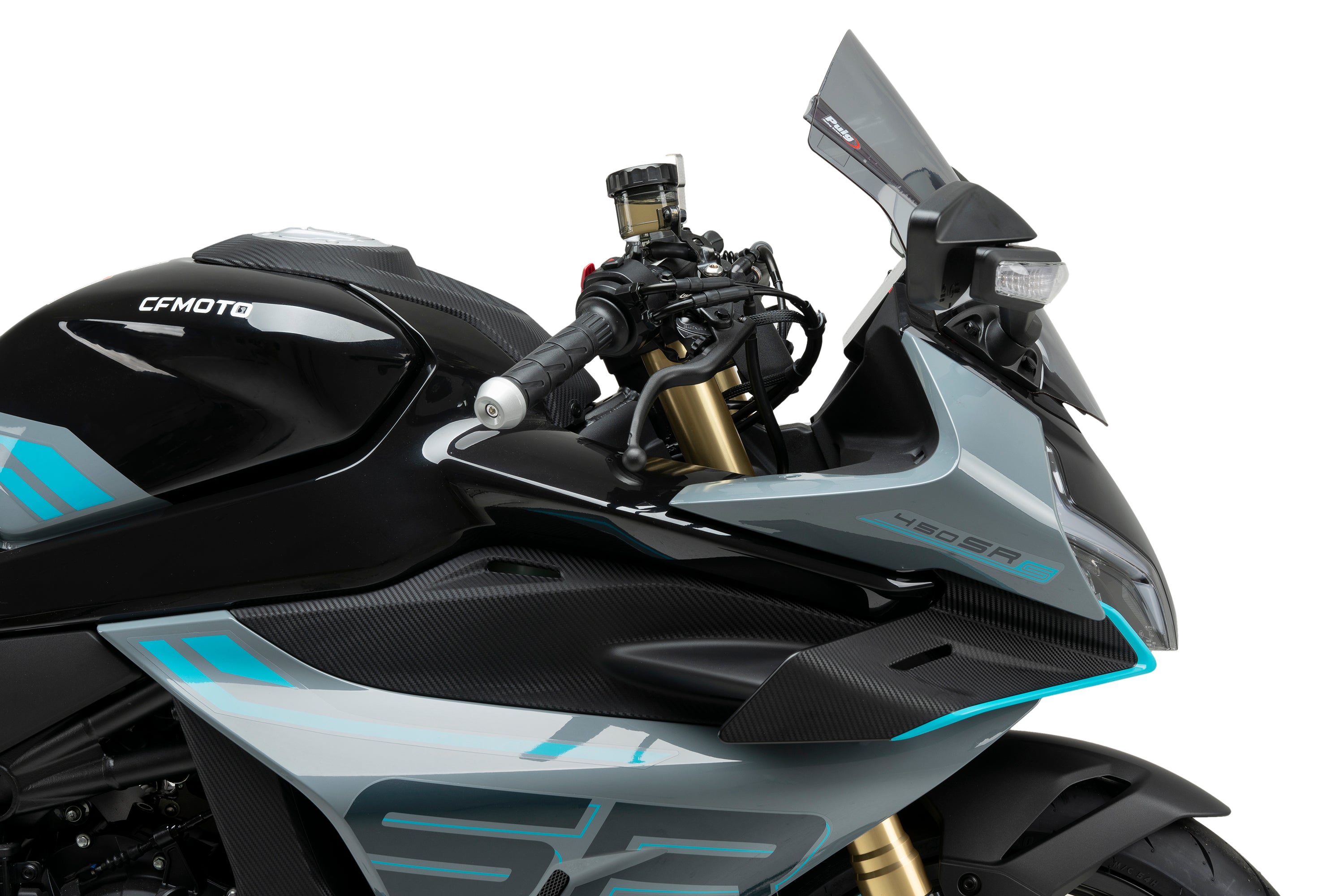 タロウ PUIG Z-Racing Windscreen CFMOTO 450 S, SR, SR S 2023, 2024