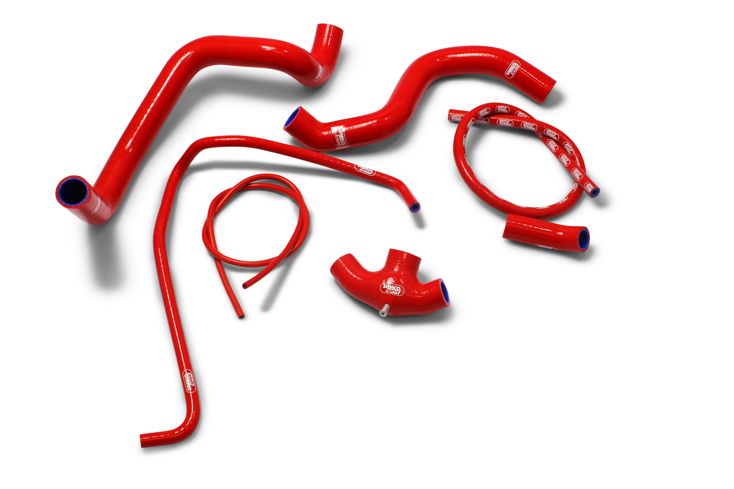 Samco Radiator Hose 4 Piece Kit Kawasaki KR1 (KR250) 1988-1991 - Adventure Parts