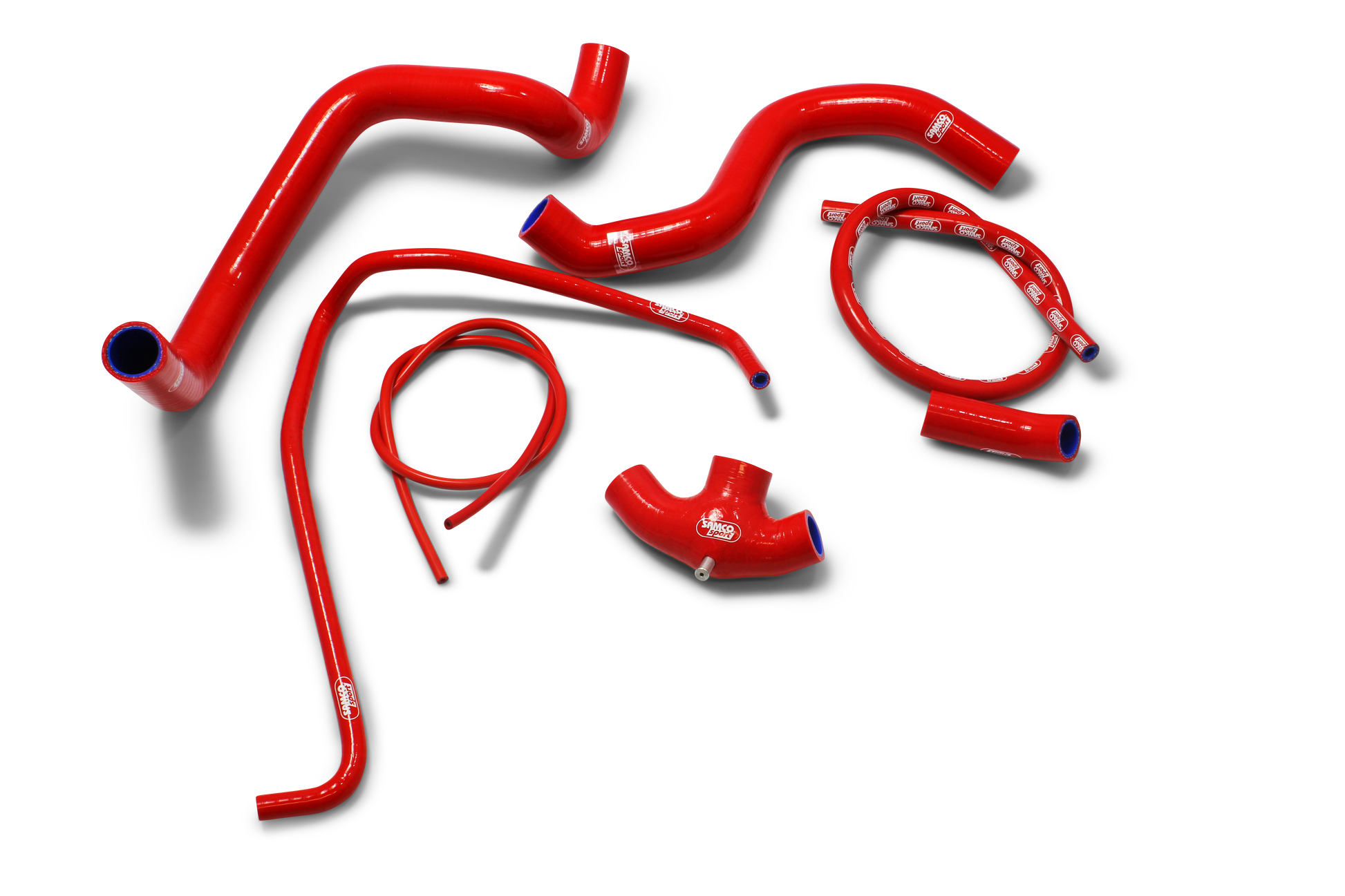 Samco Radiator Hose 4 Piece Kit Kawasaki KR1 (KR250) 1988-1991 - Adventure Parts