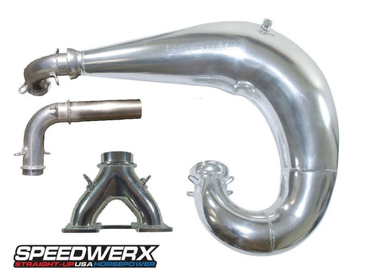 Speedwerx Fat Daddy Adjustable Single Pipe and Y-Pipe Yamaha Mountain Max 800 2018-2024