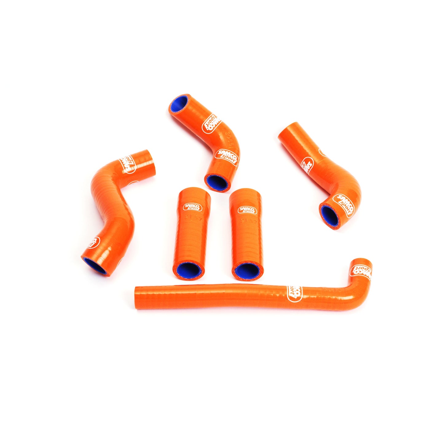Samco Radiator Hose 6 Piece Kit KTM 450/525 EXC OEM Design 2004-2007 - Adventure Parts