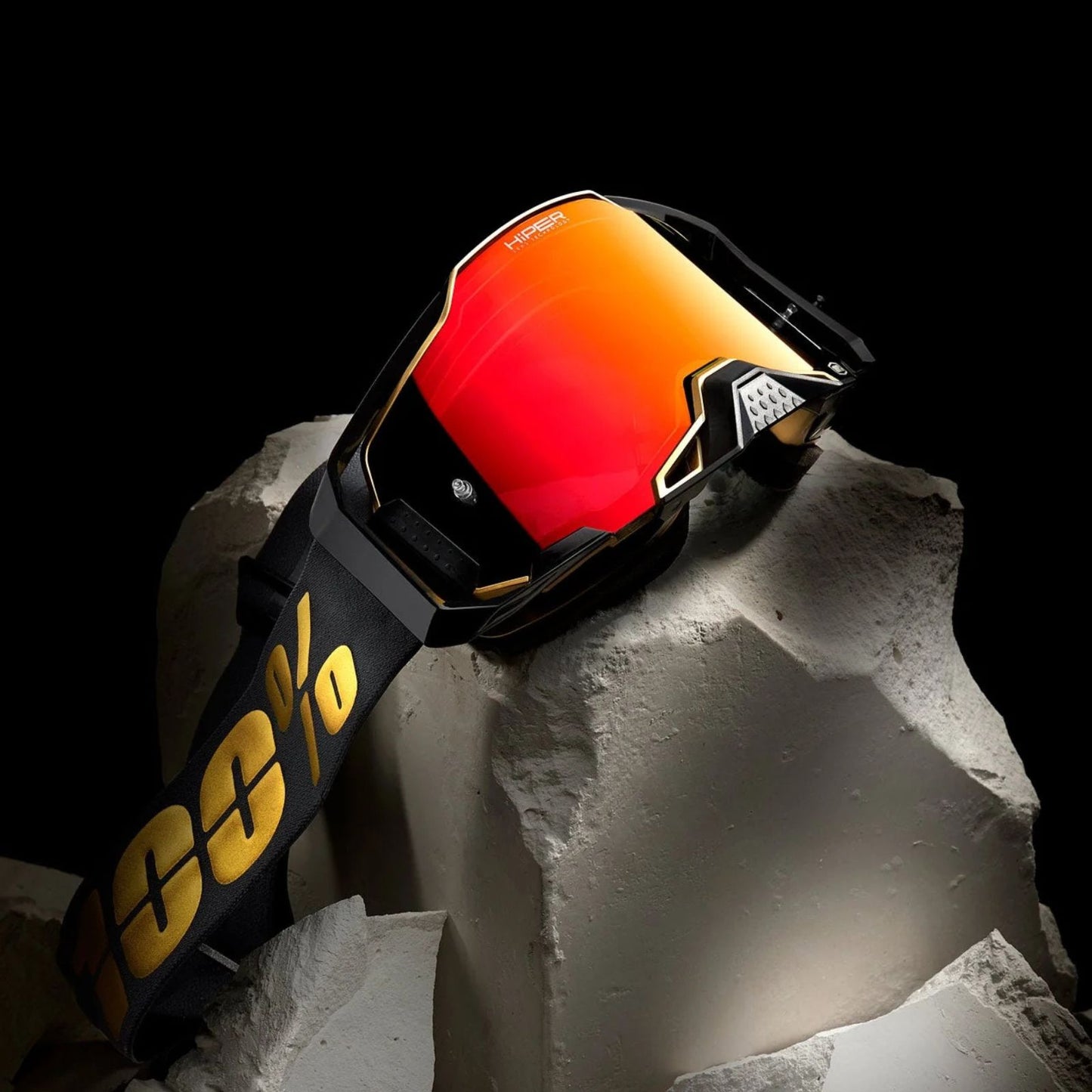 100% Armega Hiper Lens Motorcycle Goggles - Adventure Parts