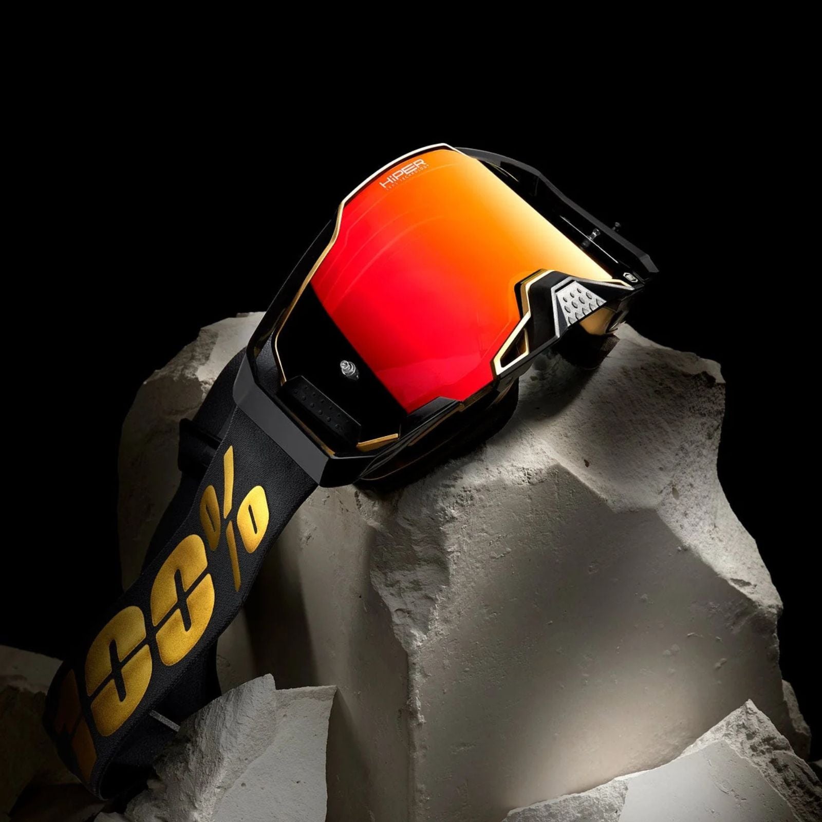 100% Armega Hiper Lens Motorcycle Goggles - Adventure Parts