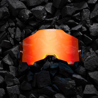 100% Armega Hiper Lens Motorcycle Goggles - Adventure Parts
