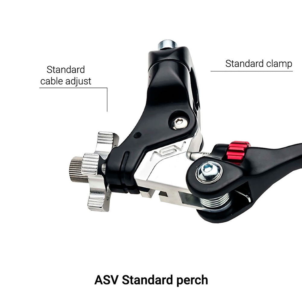 ASV F4 Series Shorty Clutch Lever Kawasaki KX100 1990-2026 - Adventure Parts
