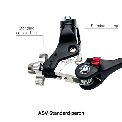 ASV F4 Series Standard Clutch Lever Kove MX250 2024–2025 - Adventure Parts
