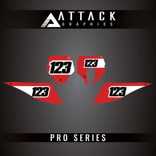 Attack Graphics Pro Series Number Plate Backgrounds Stark Future Varg EX 2023-2025