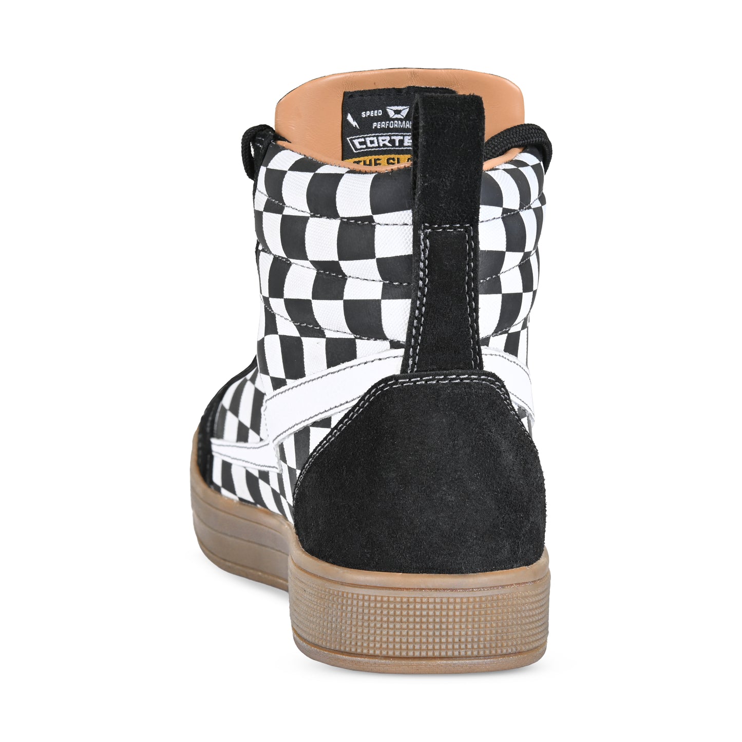 Cortech Men's Slayer Canvas Check Motorcycle Riding Shoes - Adventure Parts