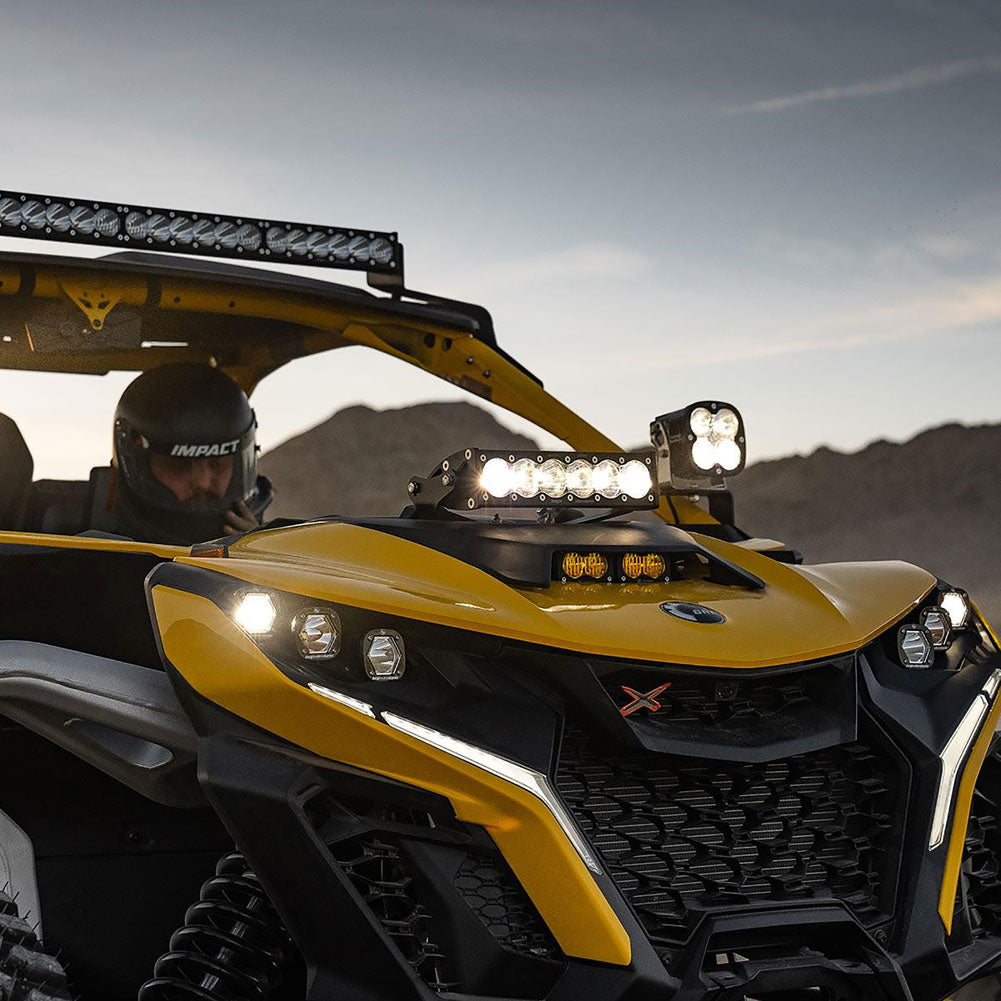 Baja Designs OnX6+ Shock Mounted LED Light Bar Kit Can-Am Maverick R 2024–2026