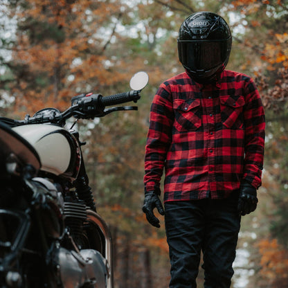 Cortech The Bender Motorcycle Riding Flannel - Adventure Parts