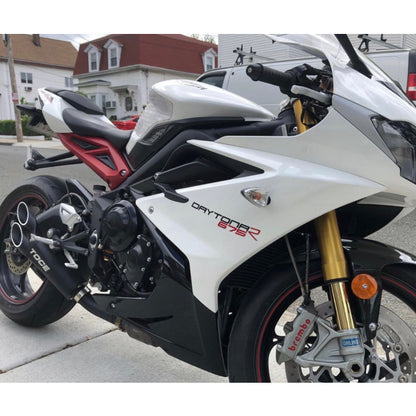 Toce Razor Tip Decat Exhaust - Triumph Daytona 675 2013-2016