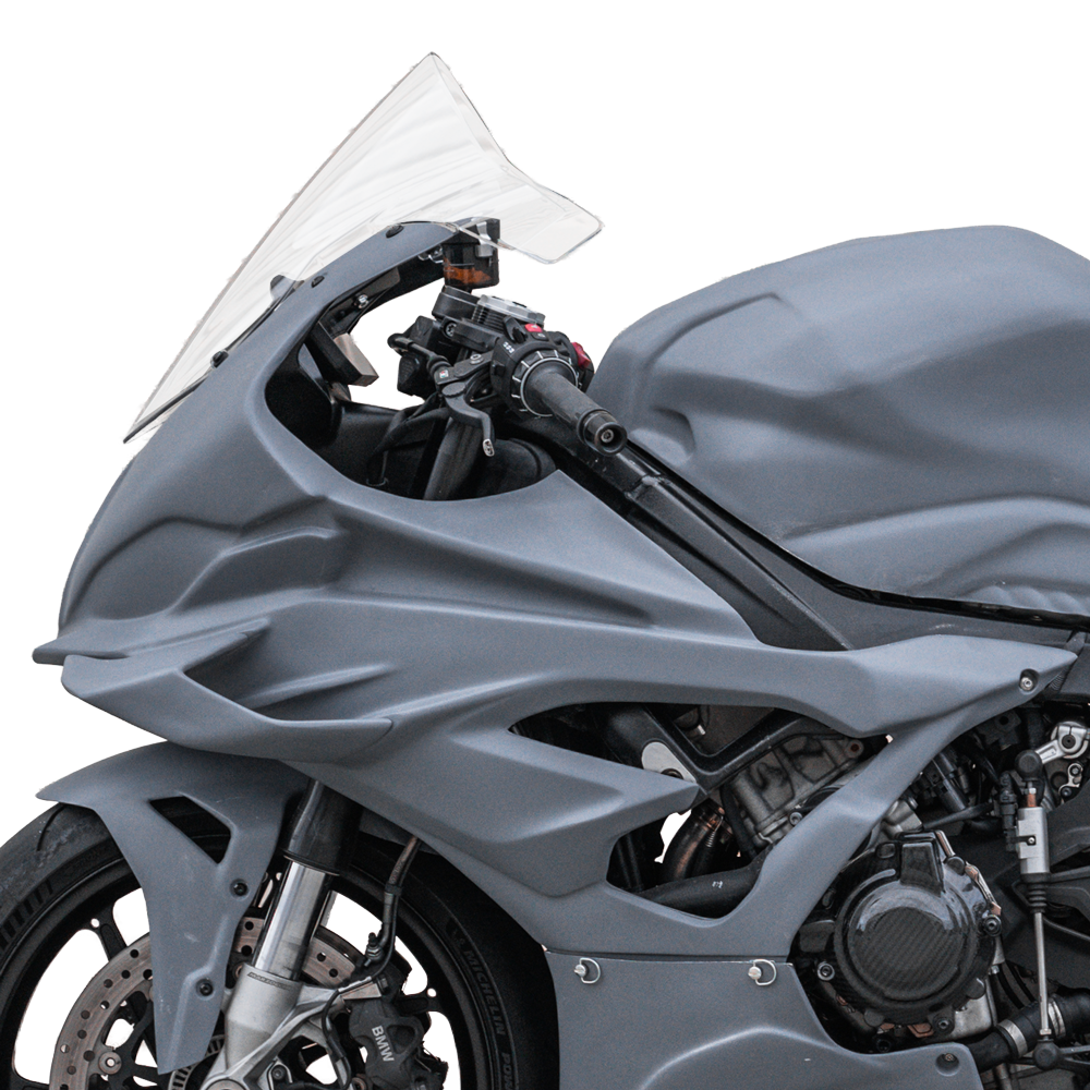 Hotbodies Racing Primer Gray Race Bodywork BMW S1000RR 2019-2025 - Adventure Parts