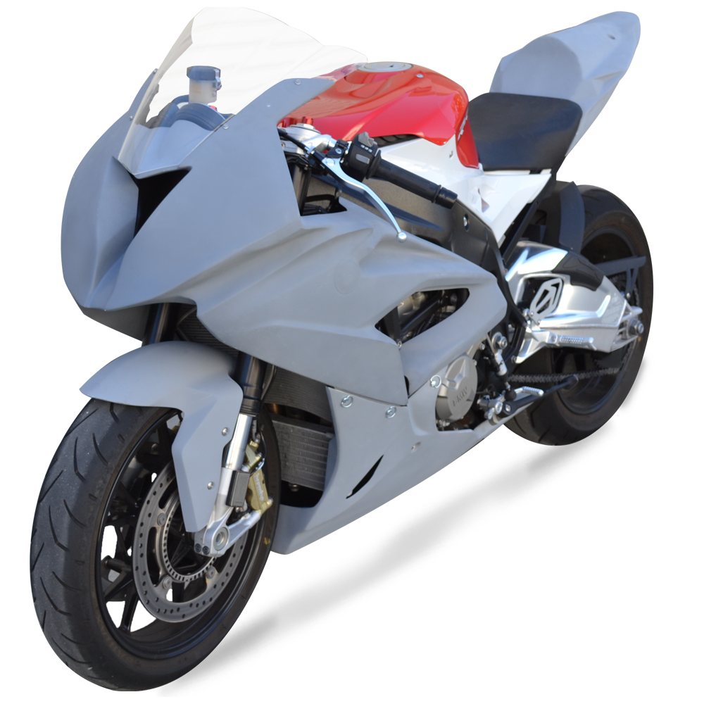 Hotbodies Racing Race Bodywork Primer Gray BMW S1000RR 2015-2019 - Adventure Parts