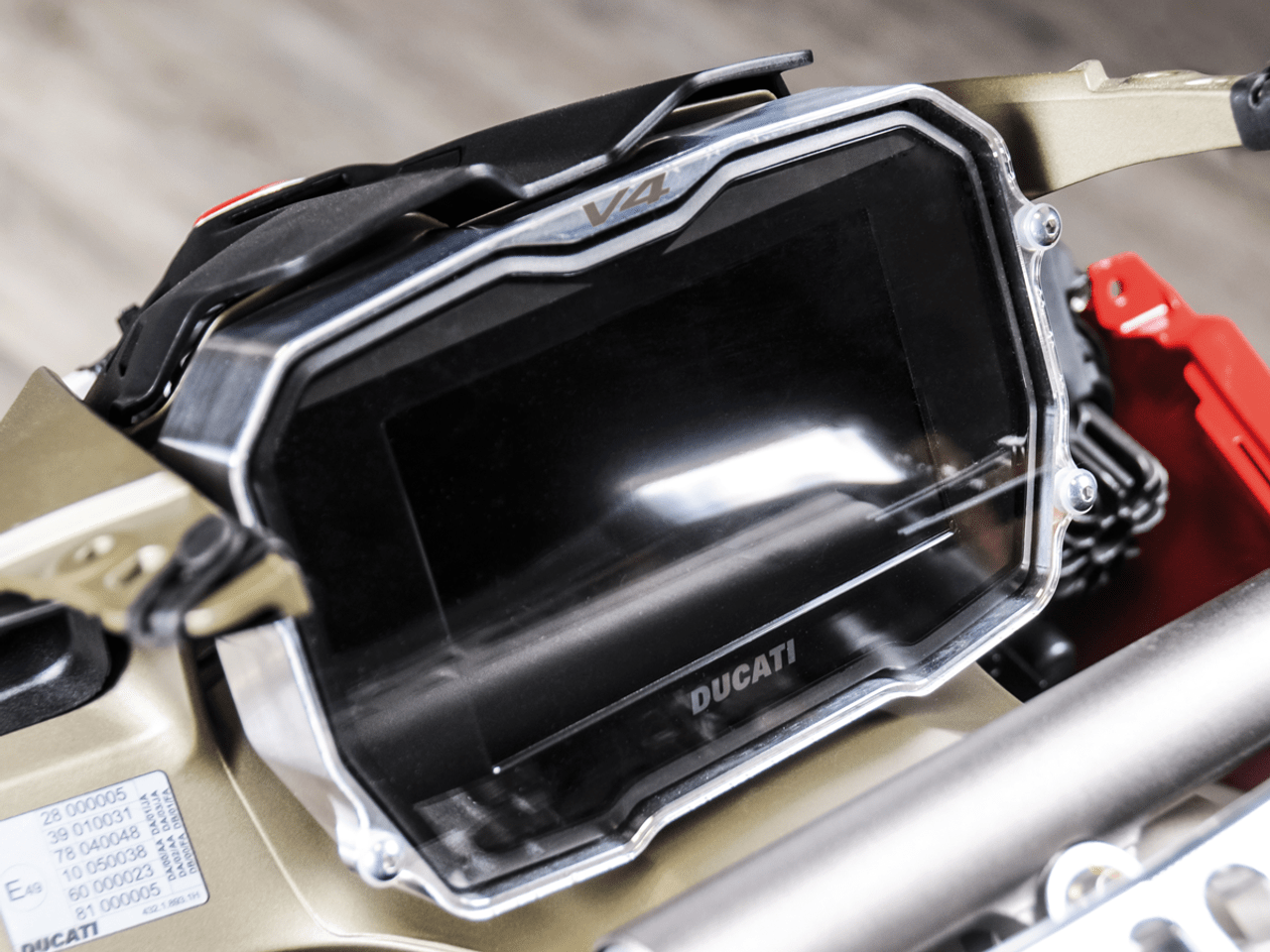 Bonamici Dashboard Cover Ducati Panigale V2