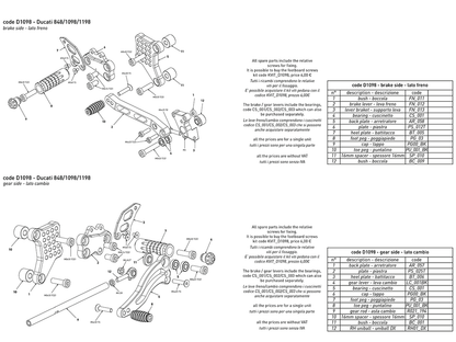 Bonamici Rearsets Ducati 848/1098/1198