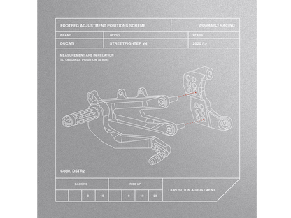 Bonamici Rearsets Ducati Streetfighter V4/S 2020+