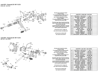 Bonamici Rearsets Kawasaki Ninja ZX-10R 2016-2020