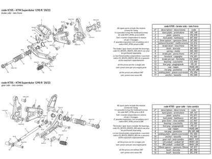 Bonamici Rearsets KTM 1390 Super Duke R Gen3 2020+