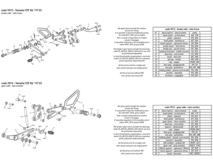 Bonamici Rearsets Yamaha YZF-R6 2017+