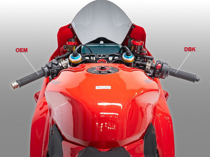 DBK Clip-Ons Adjustable Gp Ducati Panigale V4 2018-2025 - Adventure Parts
