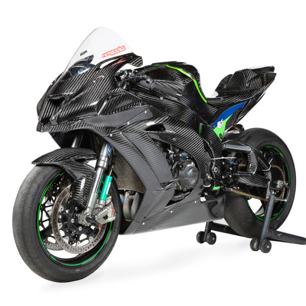 Hotbodies Racing Race Bodywork Carbon Fiber 400g Kawasaki ZX10R/RR 2016-2020 - Adventure Parts