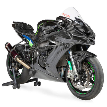 Hotbodies Racing Race Bodywork Carbon Fiber 400g Kawasaki ZX10R/RR 2016-2020 - Adventure Parts