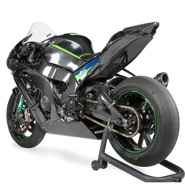 Hotbodies Racing Race Bodywork Carbon Fiber 400g Kawasaki ZX10R/RR 2016-2020 - Adventure Parts