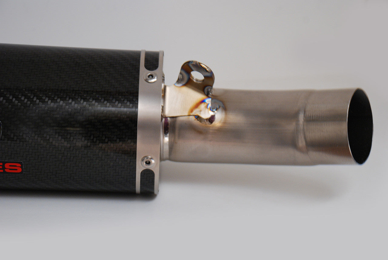 Graves Motorsports Carbon Slip-on Exhaust Kawasaki Ninja ZX6R 636 2009-2018