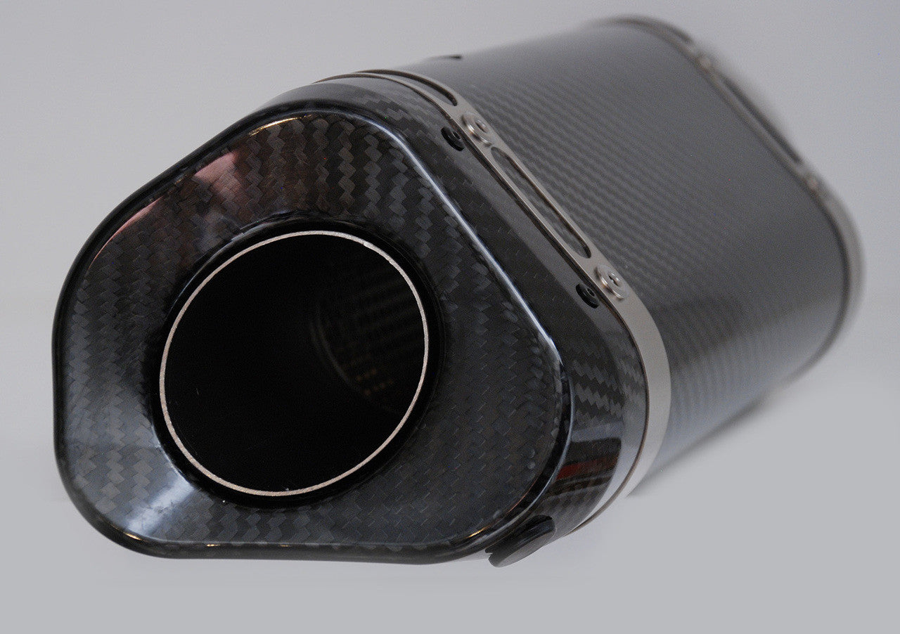 Graves Motorsports Carbon Slip-on Exhaust Kawasaki Ninja ZX6R 636 2009-2018