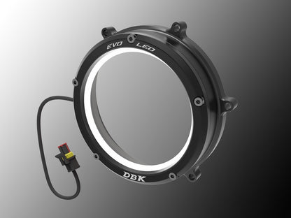 DBK Clutch Cover EVO Led Clear Ducati Panigale 2013-2024 - Adventure Parts