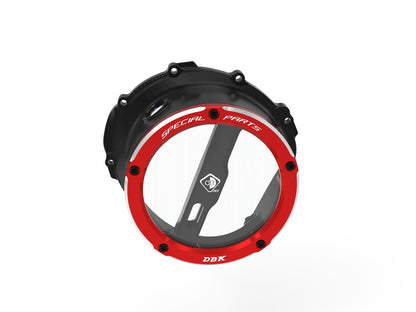 DBK Clear Clutch Cover Oil Bath 3D-EVO Triumph Street Triple 765 2017-2025