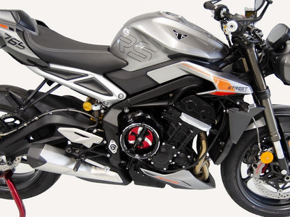 DBK Clear Clutch Cover Oil Bath 3D-EVO Triumph Street Triple 765 2017-2025