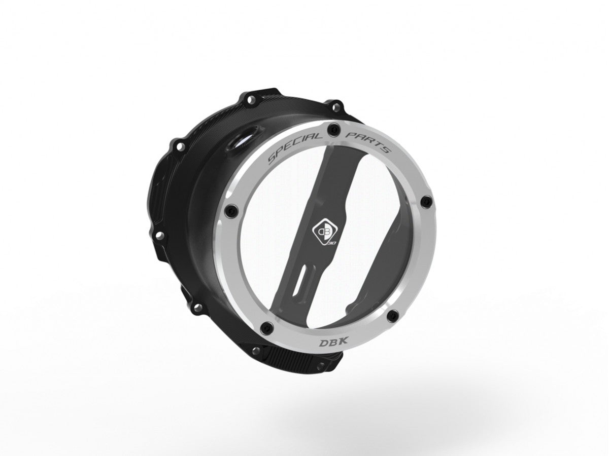 DBK Clear Clutch Cover Oil Bath 3D-EVO Triumph Street Triple 765 2017-2025