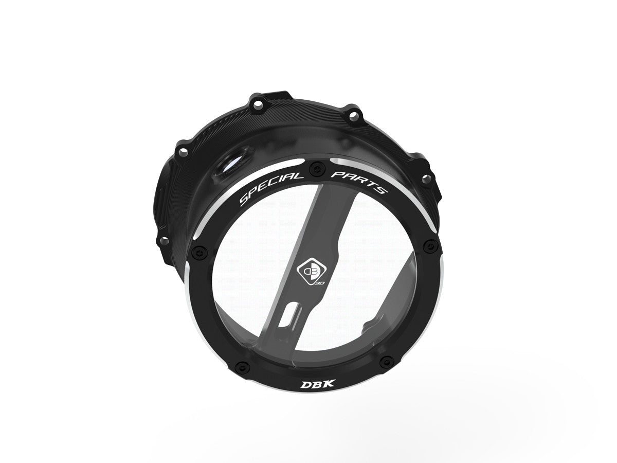 DBK Clear Clutch Cover Oil Bath 3D-EVO Triumph Street Triple 765 2017-2025