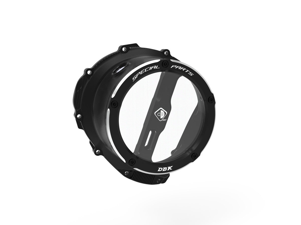 DBK Clear Clutch Cover Oil Bath 3D-EVO Triumph Street Triple 765 2017-2025