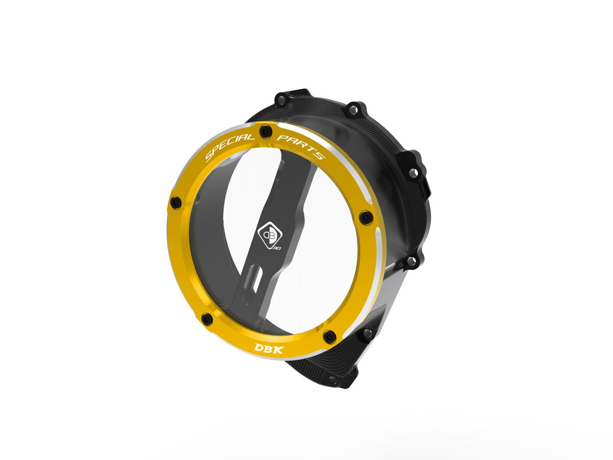 DBK Clear Clutch Cover Oil Bath 3D-EVO Triumph Street Triple 765 2017-2025