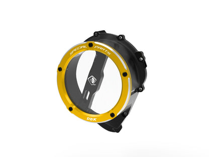 DBK Clear Clutch Cover Oil Bath 3D-EVO Triumph Street Triple 765 2017-2025