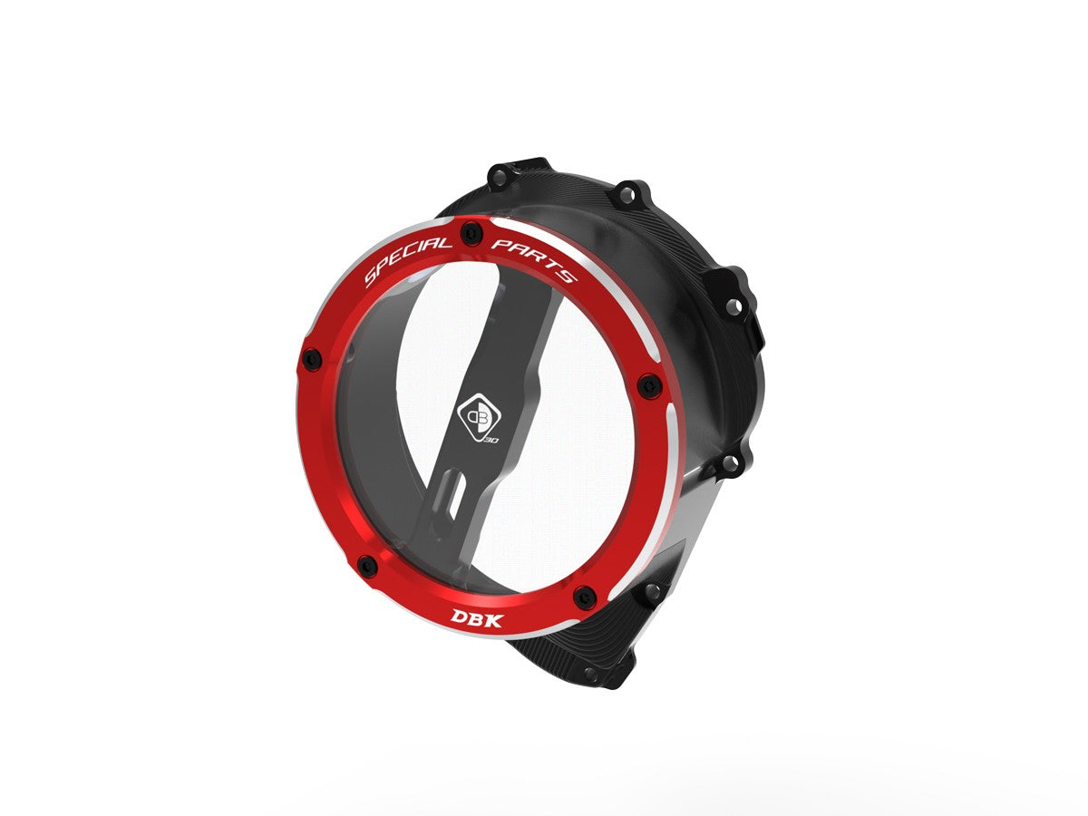 DBK Clear Clutch Cover Oil Bath 3D-EVO Triumph Street Triple 765 2017-2025