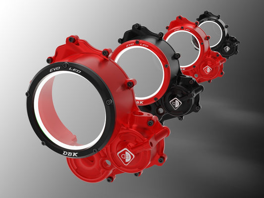 DBK Clutch Cover 3D-EVO Led Ducati Hypermotard 2024-2025 - Adventure Parts