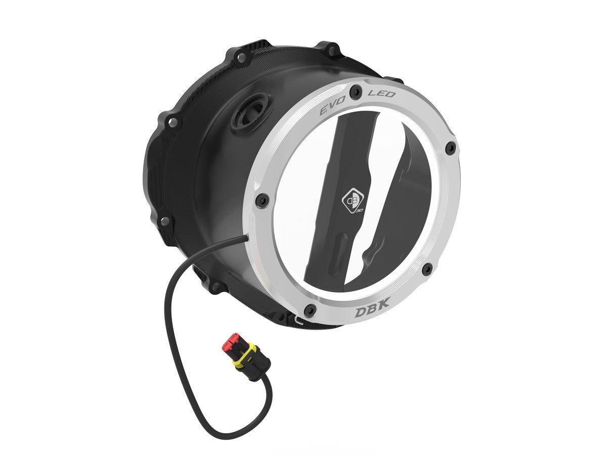DBK Clear Clutch Cover Led Oil Bath 3D-EVO Triumph Street Triple 765 2017-2025