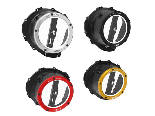 DBK Clear Clutch Cover Led Oil Bath 3D-EVO Triumph Street Triple 765 2017-2025