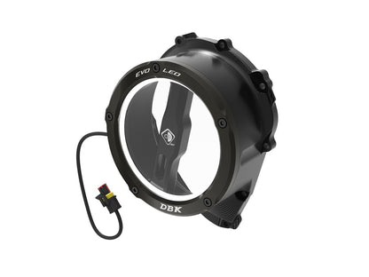 DBK Clear Clutch Cover Led Oil Bath 3D-EVO Triumph Street Triple 765 2017-2025