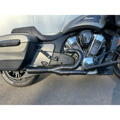 Toce Pro-Comp 2 to 1 Full Exhaust System - Indian Challenger