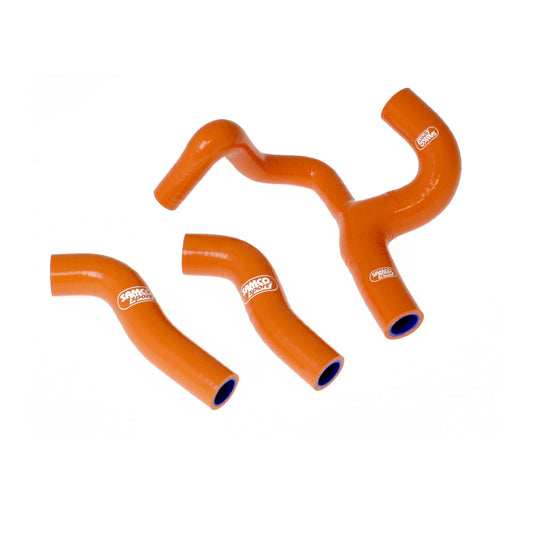 Samco Radiator Hose 3 Piece Kit KTM 250 EXC-F/XCF-W Thermostat Bypass 2008-2011 - Adventure Parts