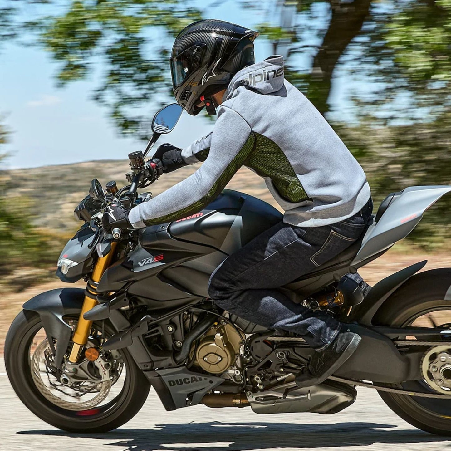 Alpinestars Chrome Air Sport Hoodie Motorcycle Jacket